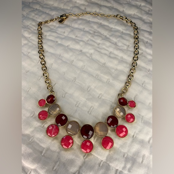 Pink Palete statement Necklace - Picture 1 of 2